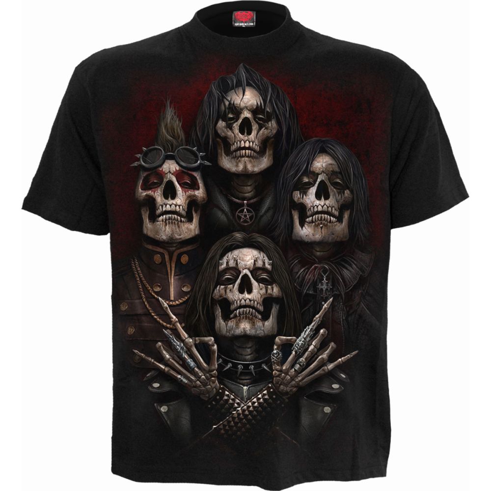 Spiral - FACES OF GOTH Heren T-shirt - Zwart